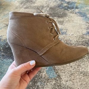 Boots with a heel